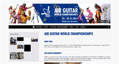 Desktop Screenshot of airguitarworldchampionships.com