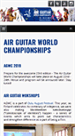 Mobile Screenshot of airguitarworldchampionships.com